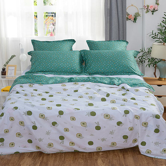 Silk Filled Cotton Printed Fabric Air Conditioner Quilt