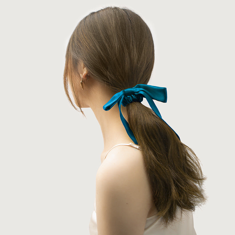 100% Silk Hair Band With Bow