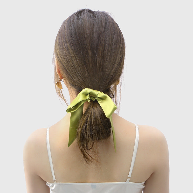 100% Silk Hair Band With Bow